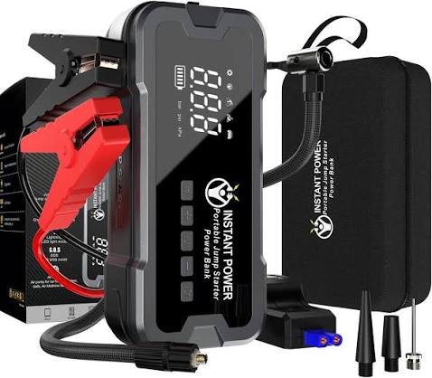 Portable Car Battery Booster & Air Compressor